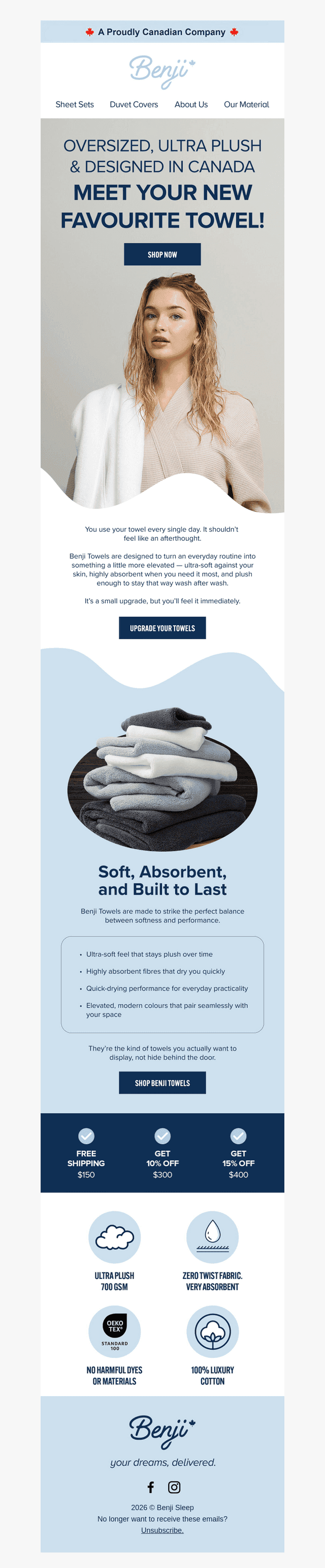 Your Towels suck...
