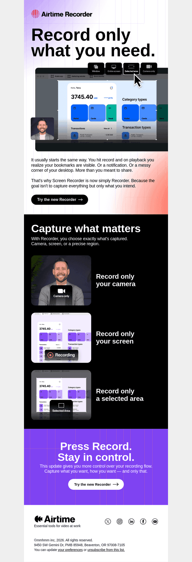 vLine email from Wed, Mar 11, 2026