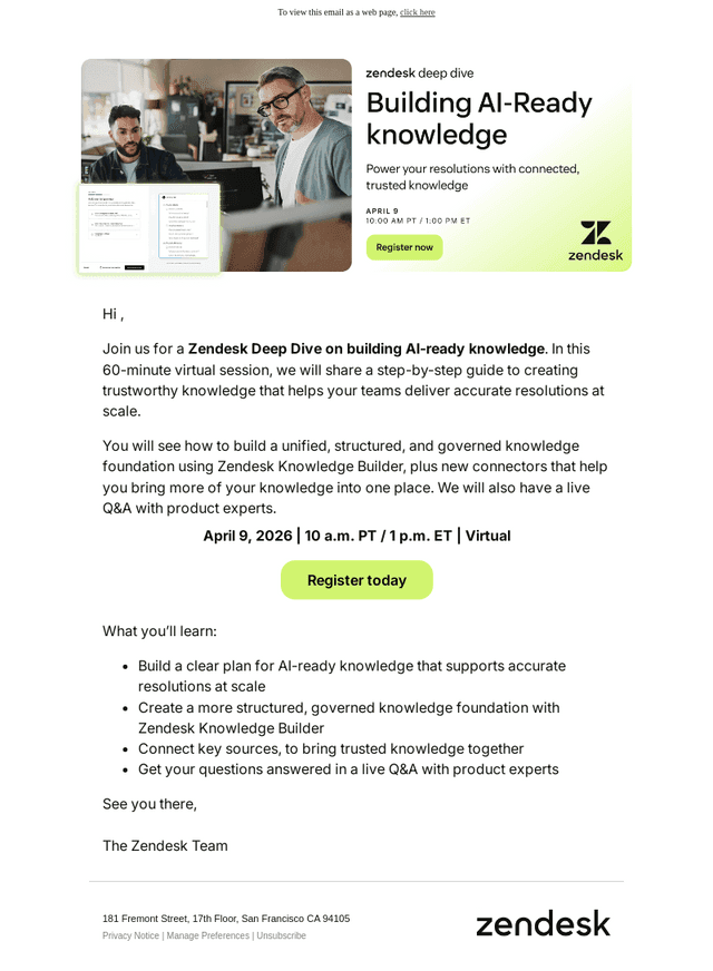Zendesk Deep Dive: How to build AI-ready knowledge