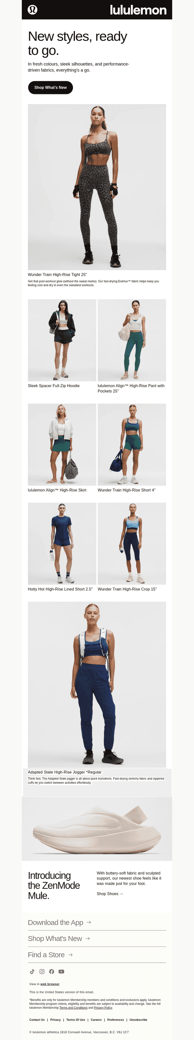 Just dropped: these fresh styles