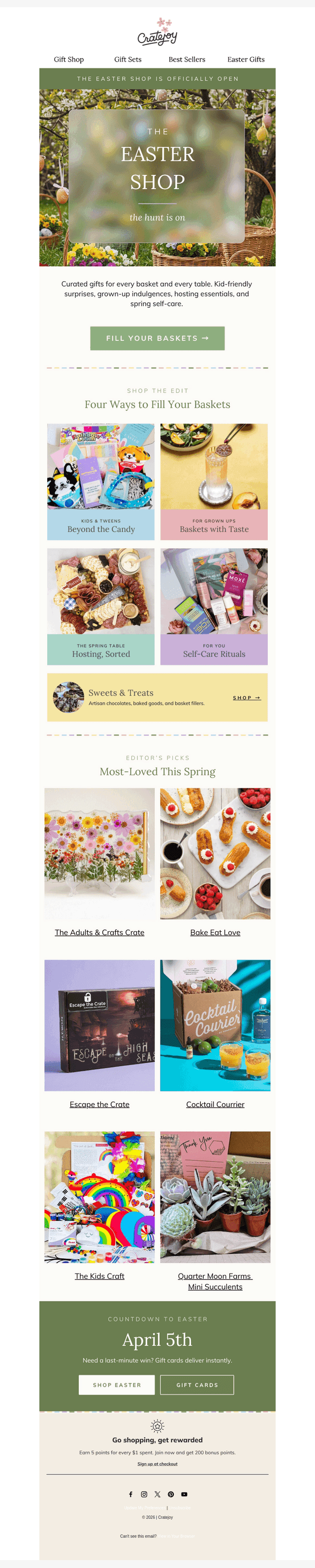 Cratejoy email from Wed, Mar 11, 2026