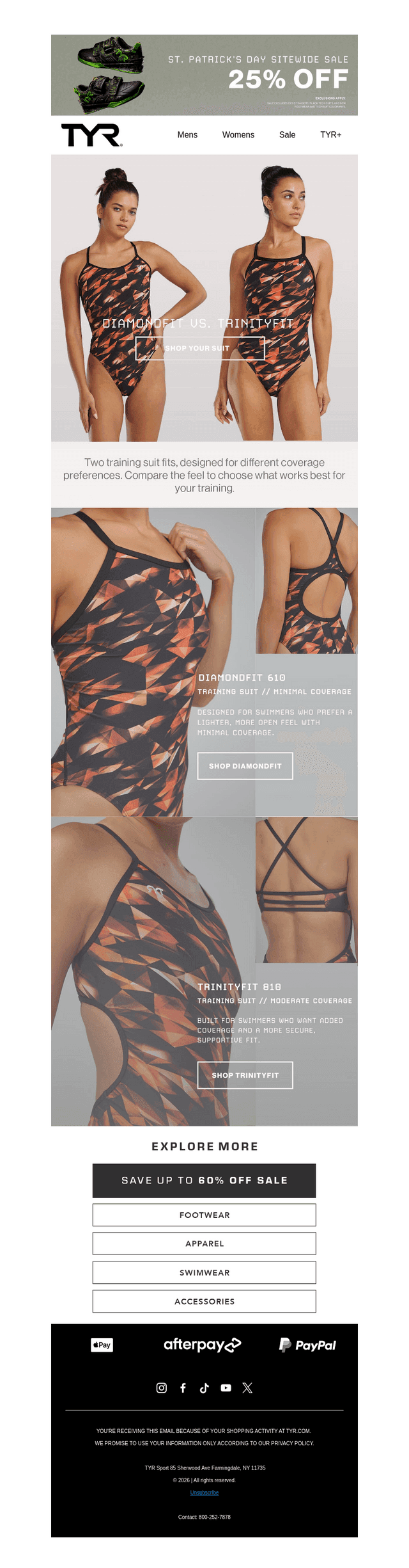 25 % Off Training Suits // Built to do the Work