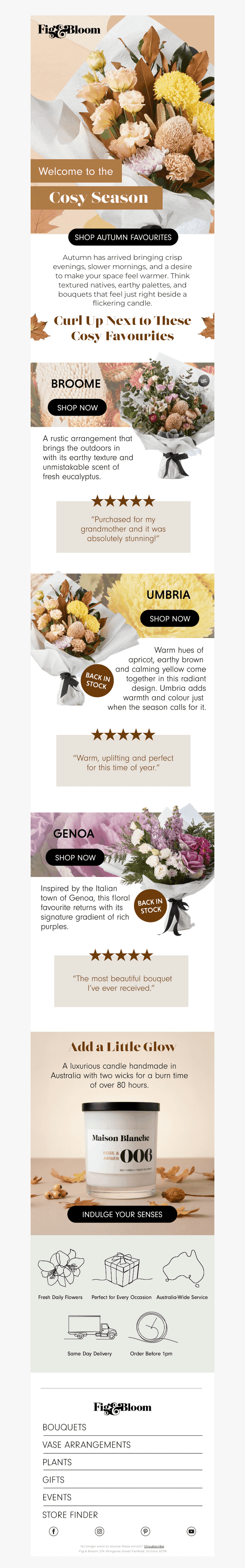 Fig & Bloom email from Thu, Mar 12, 2026