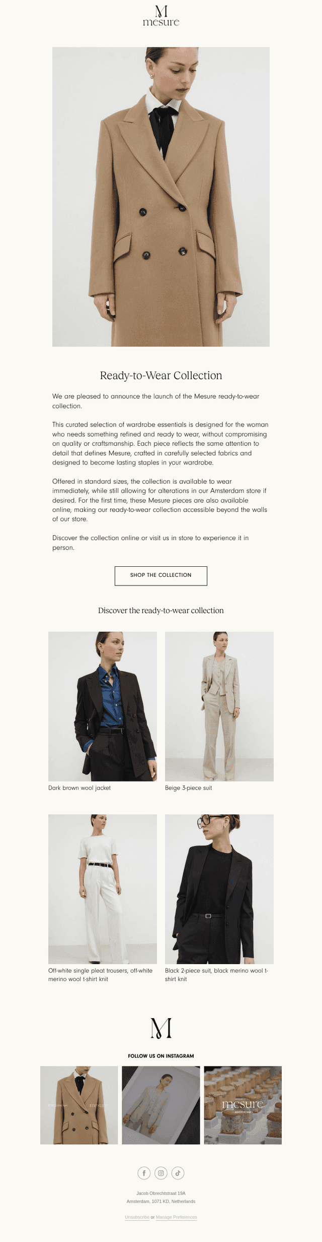 Introducing our new Ready-to-Wear Collection