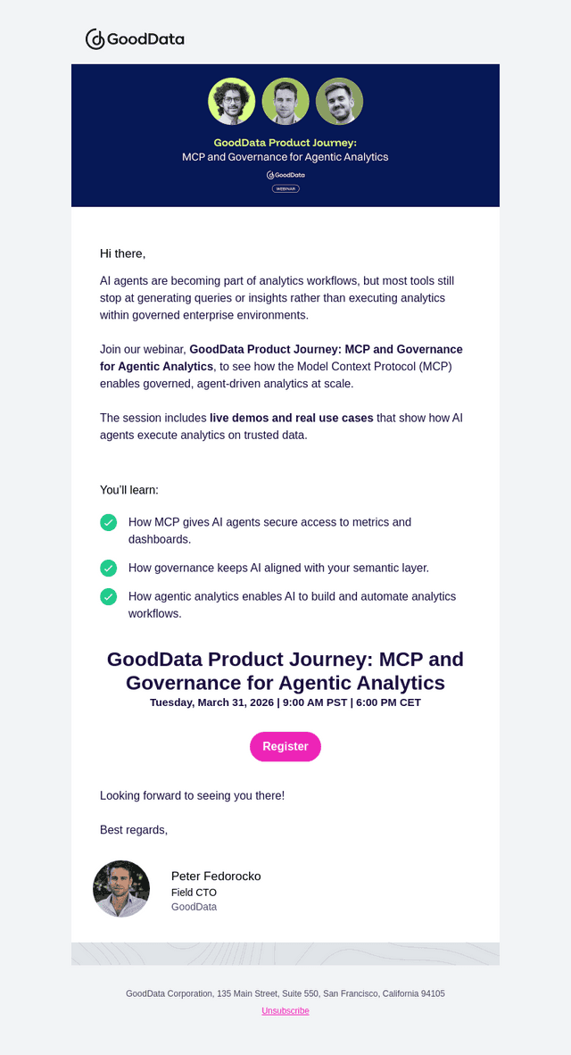 🆕 Webinar: Agentic Analytics in Practice with MCP