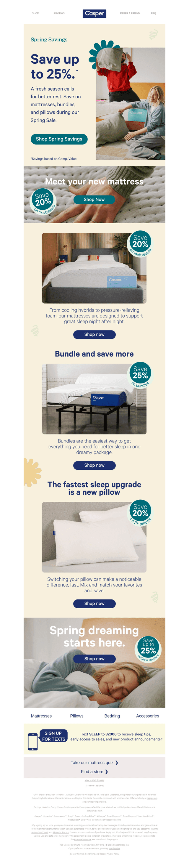 Up to 25% savings start now.*