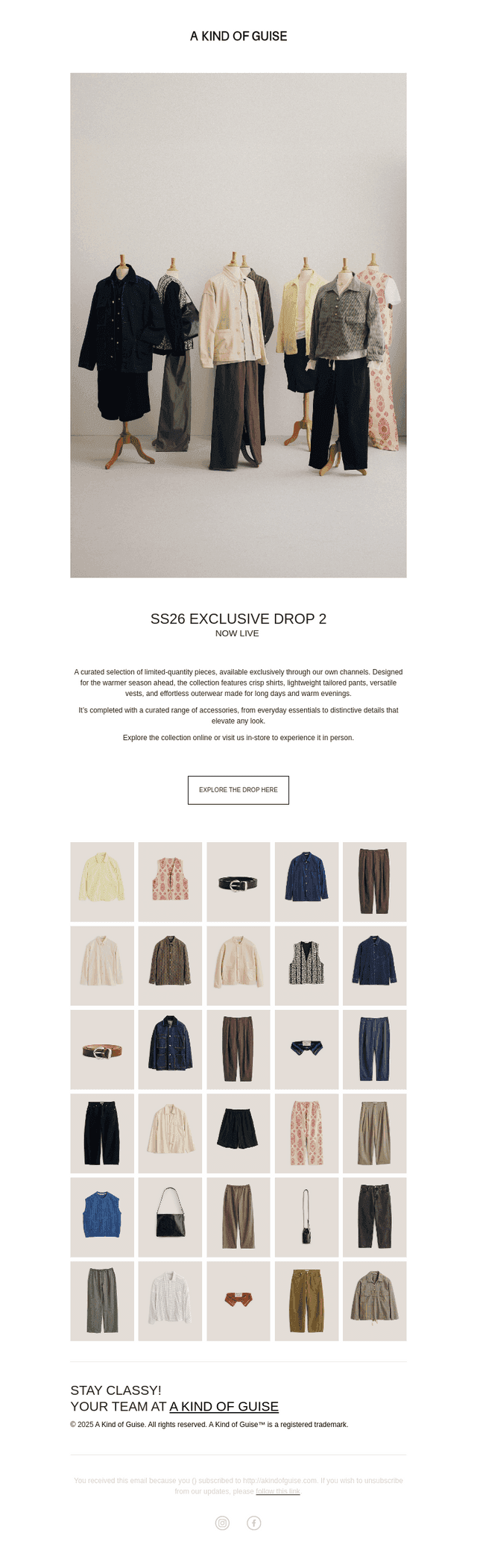 Now Live: SS26 Exclusive Drop #2