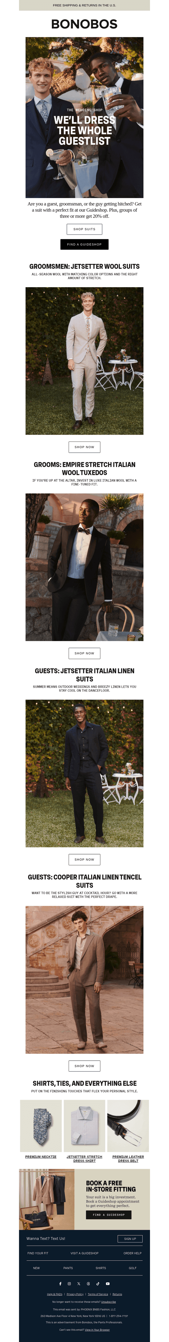 Bonobos email from Thu, Mar 12, 2026
