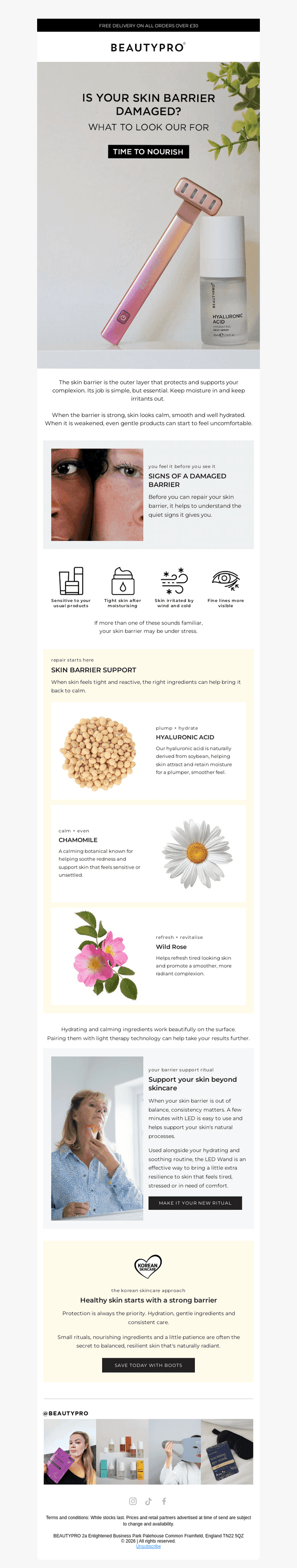Skin barrier support 💧
