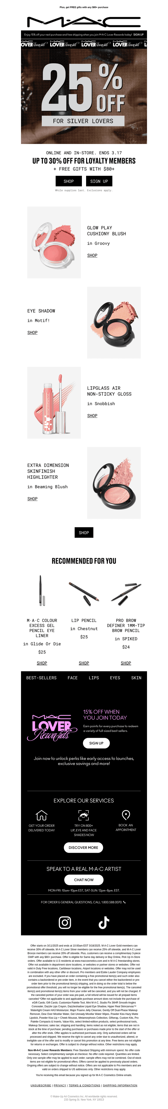 MAC Cosmetics email from Thu, Mar 12, 2026