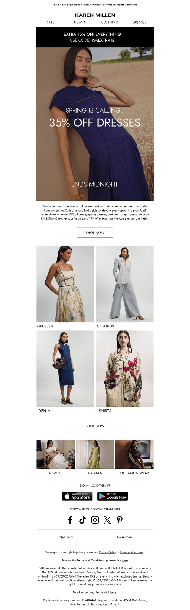 SPRING REFRESH | 35% Off Dresses