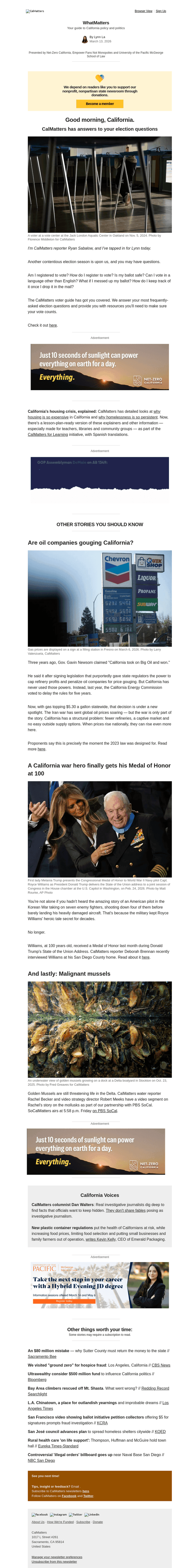 Calm email from Fri, Mar 13, 2026
