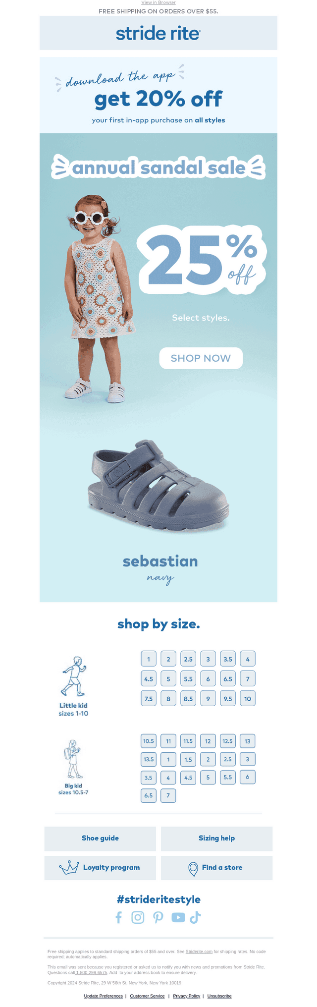 Stride Rite email from Fri, Mar 13, 2026