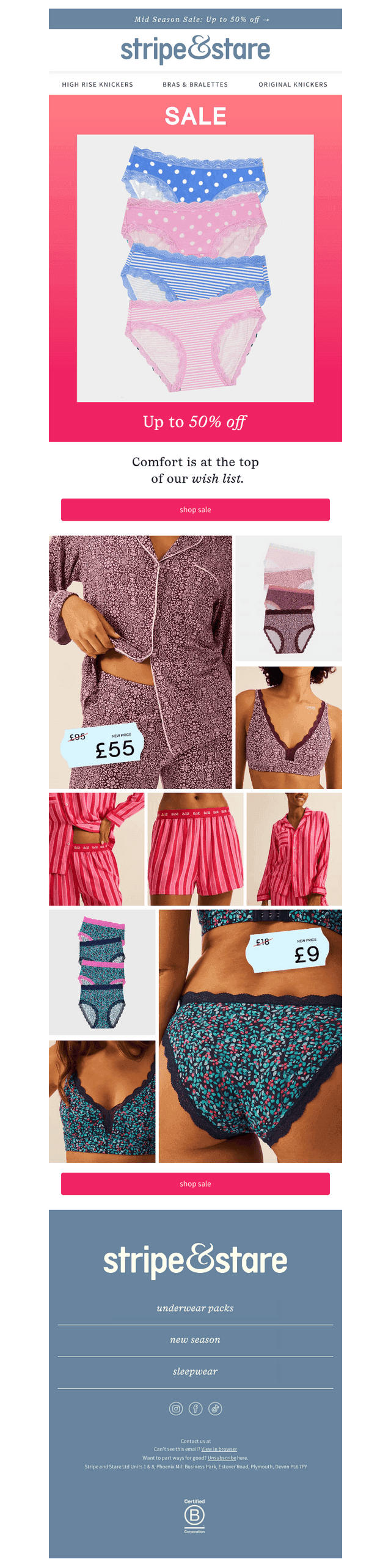 Up to 50% off continues