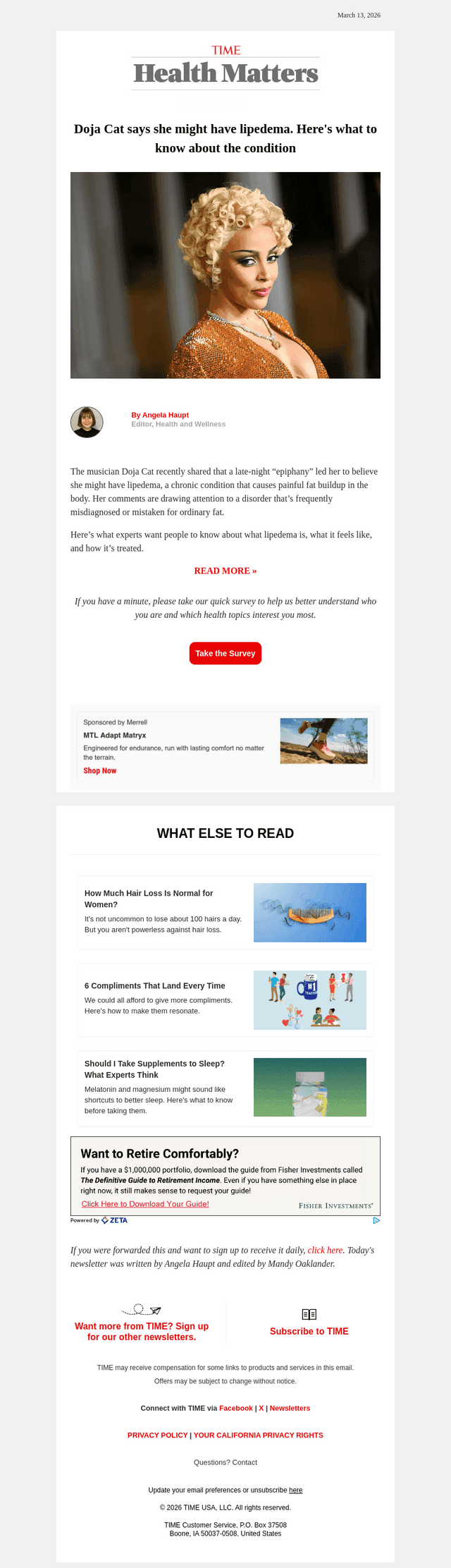 NextAdvisor email from Fri, Mar 13, 2026