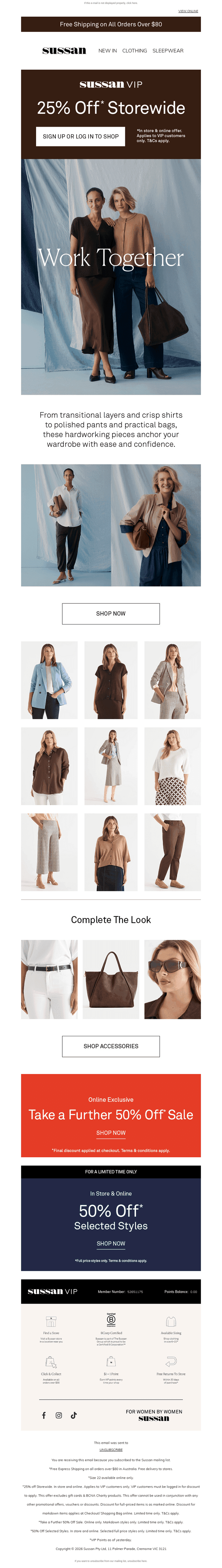 25% Off Work-to-Weekend Style