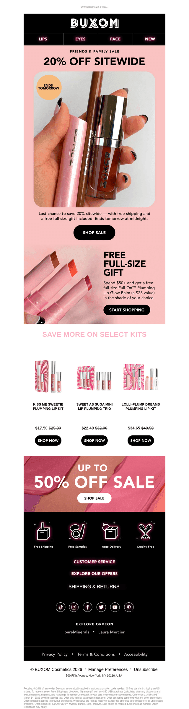 20% off sitewide is major 😎