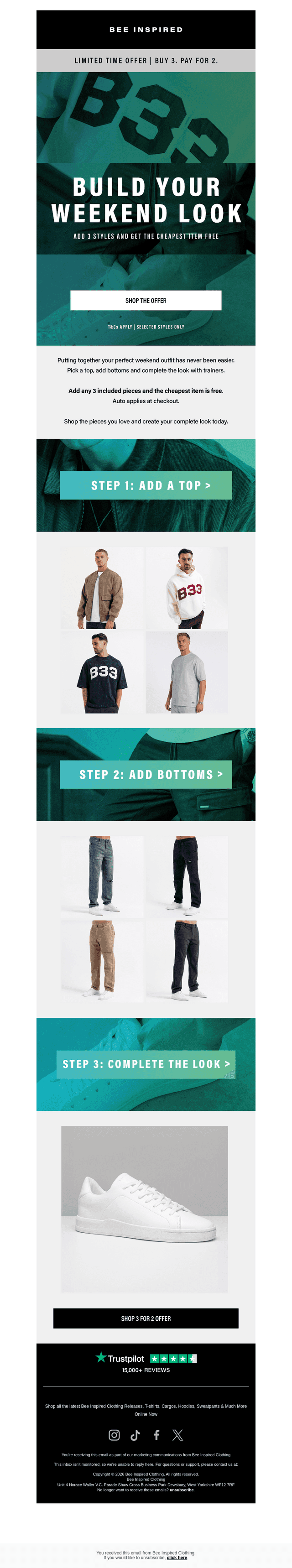 Build Your 3 for 2 Look  🛒