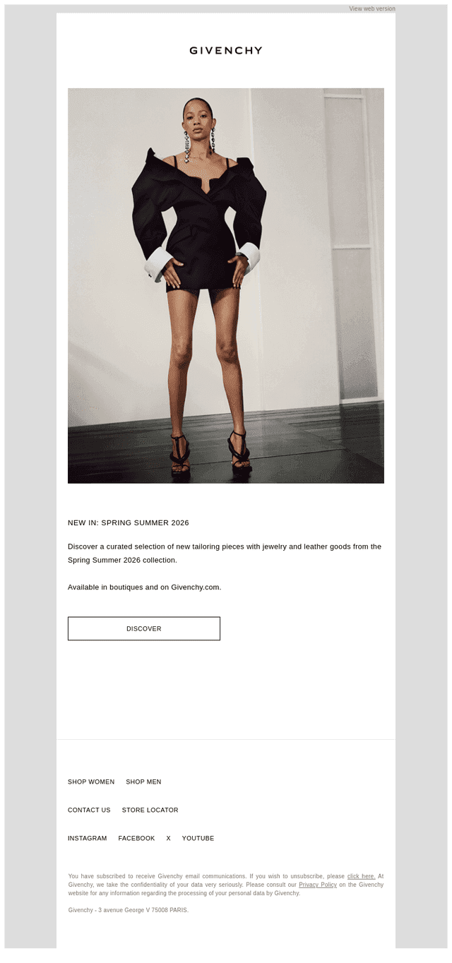 New in: Spring Summer 2026