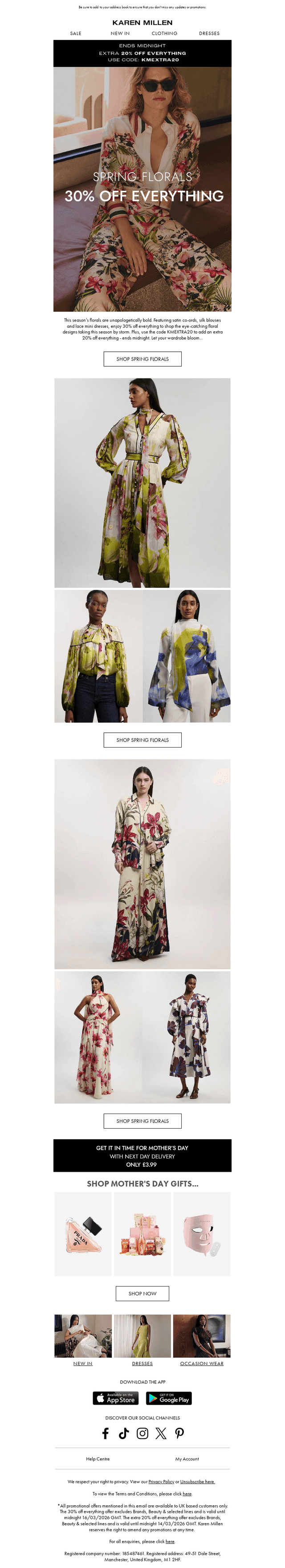SPRING FLORALS | 30% Off Everything