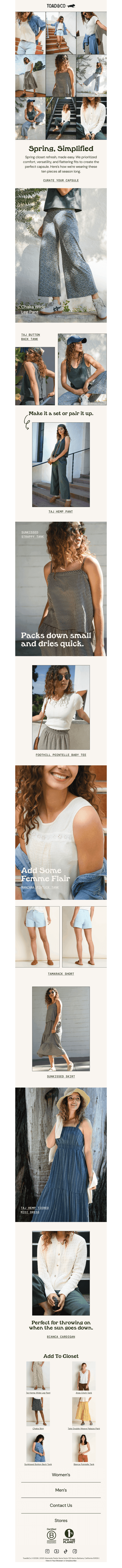 Step Into Our Spring Capsule