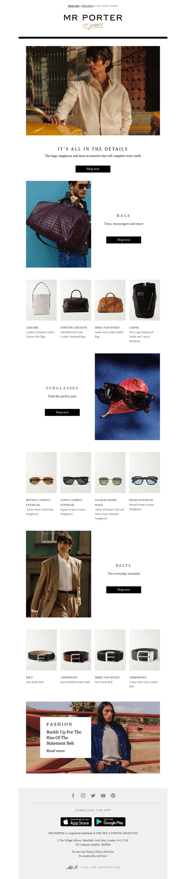 New-season accessories