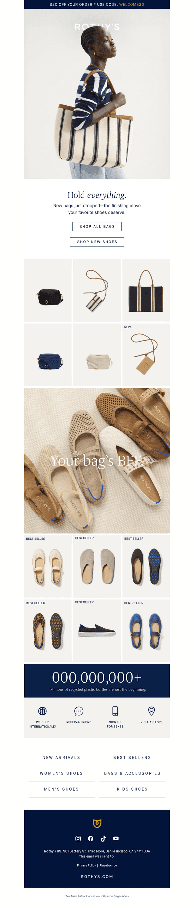 BRAND NEW BAGS