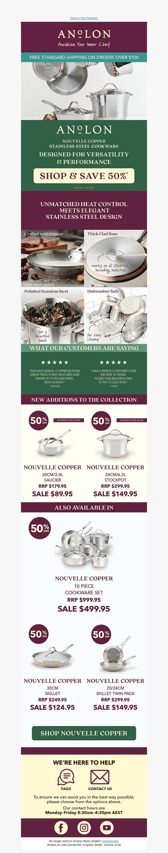 Elevate Your Kitchen With The Nouvelle Copper Range