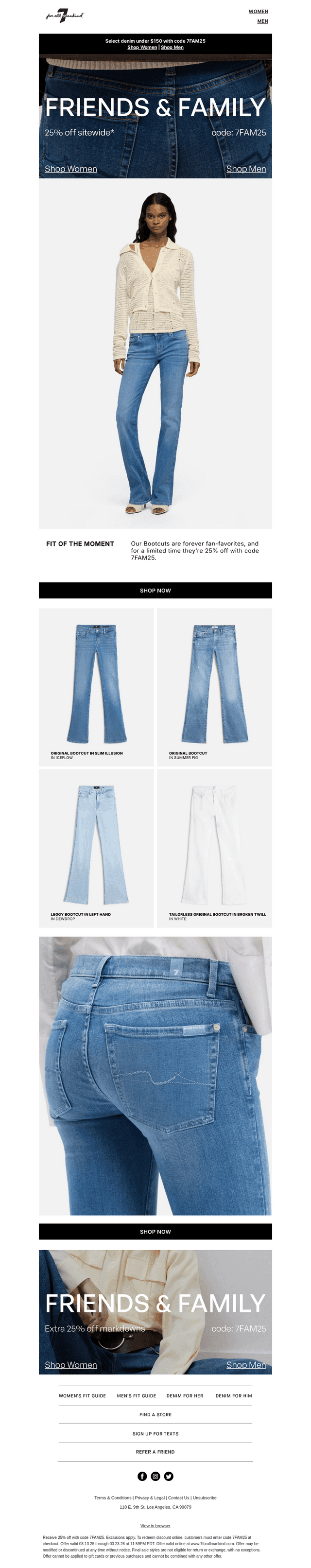 25% Off The Best Bootcuts