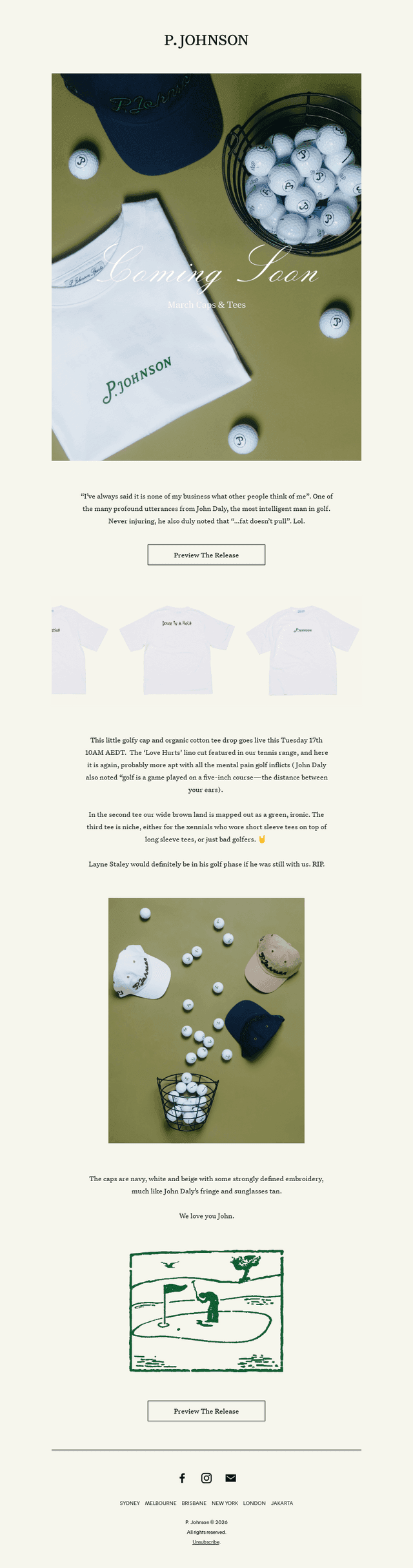 COMING SOON: March Caps & Tees