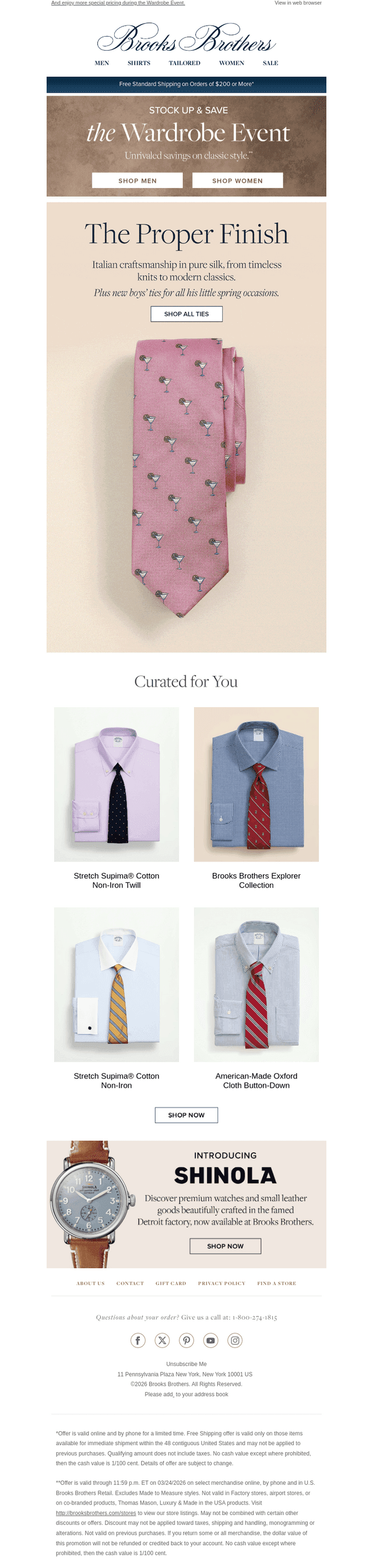 Elevated ties: 30% off 2 or more