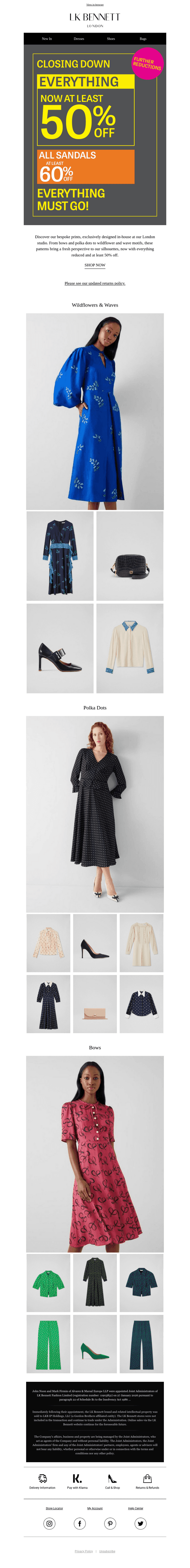 Don’t forget, Shop At Least 50% Off Everything