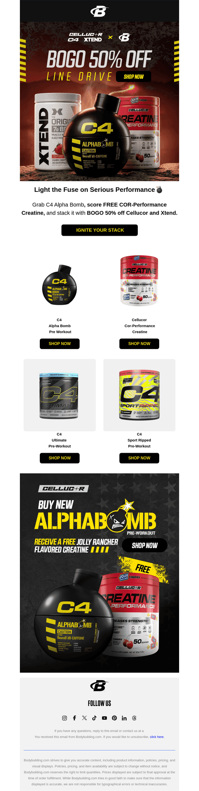Claim Your FREE Cellucor Creatine 👉