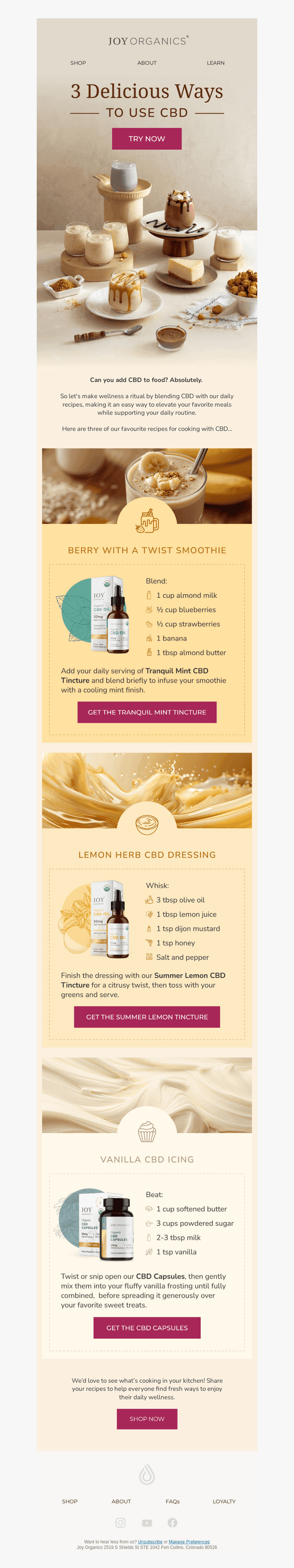 🥞 CBD Smoothie? Yes, Please.