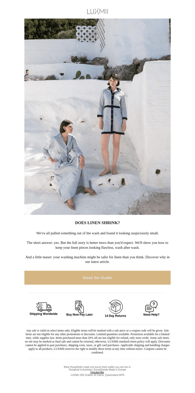 Does linen shrink? The honest truth