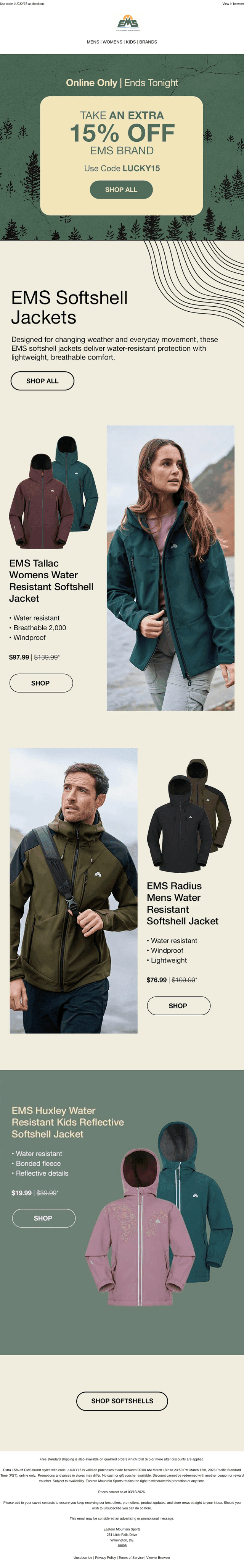 Hurry! Extra 15% Off Ends Tonight ⌛