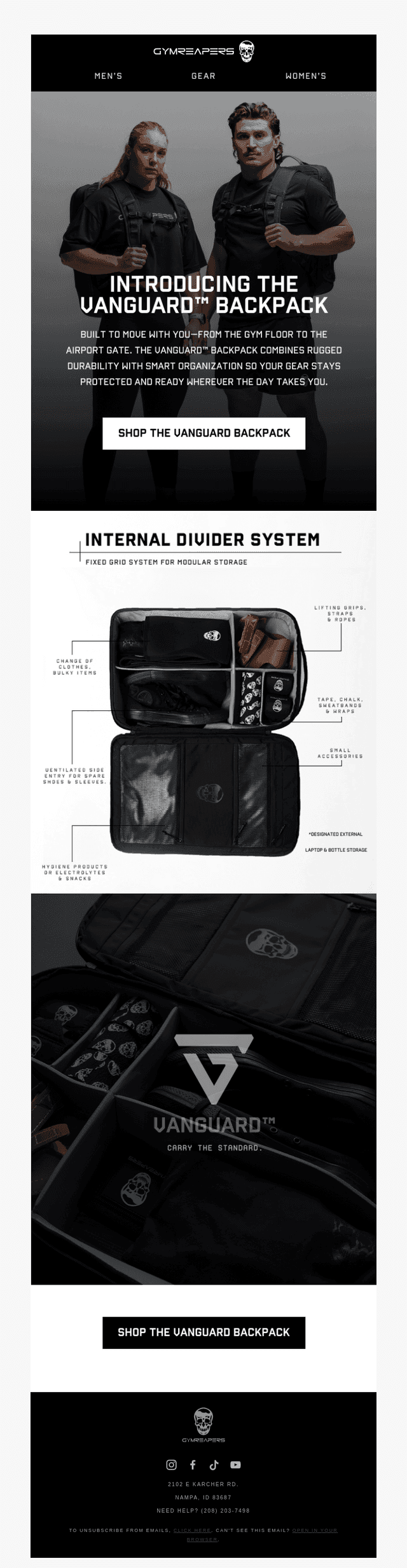 Meet the Vanguard™ Backpack