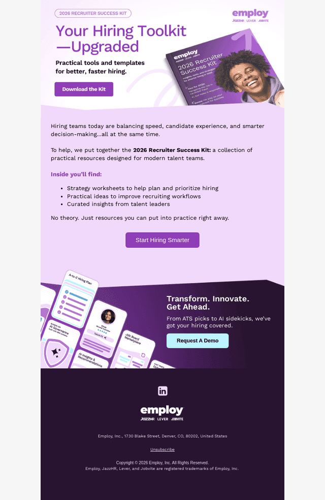 Employ email from Mon, Mar 16, 2026