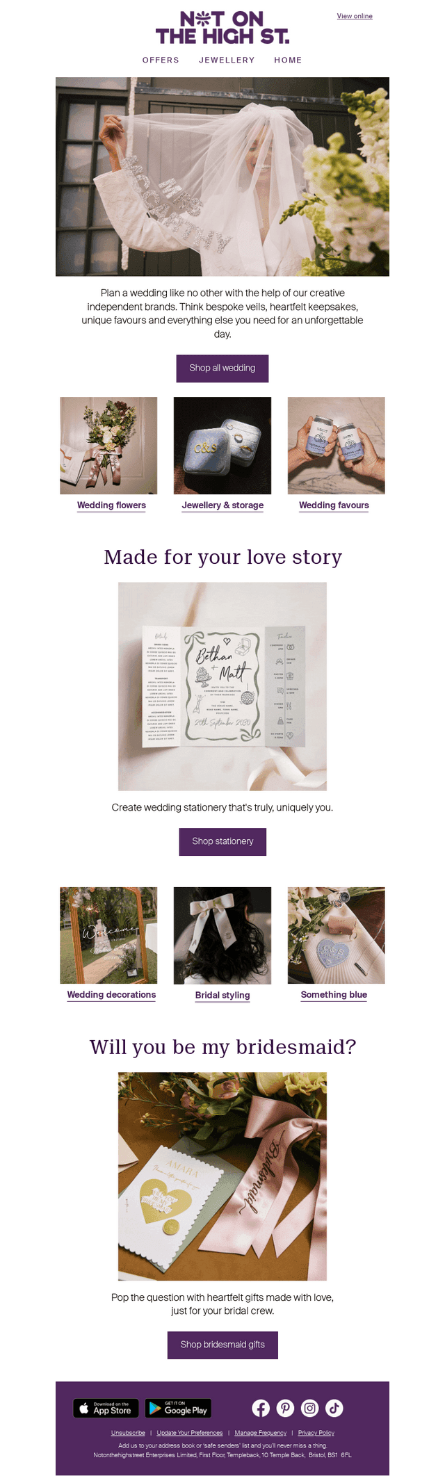 notonthehighstreet email from Mon, Mar 16, 2026