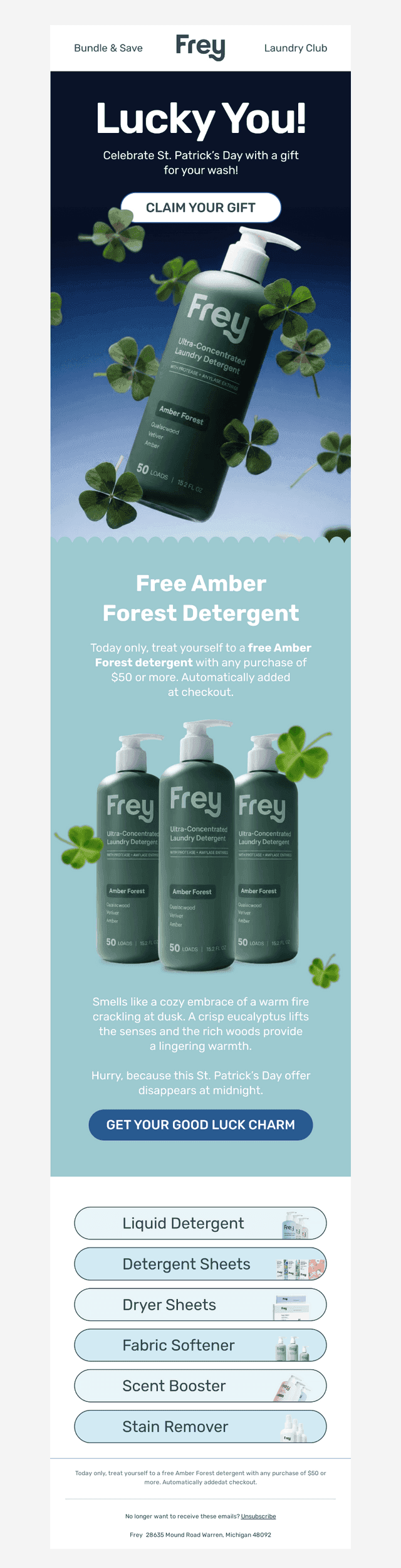 FREY email from Tue, Mar 17, 2026