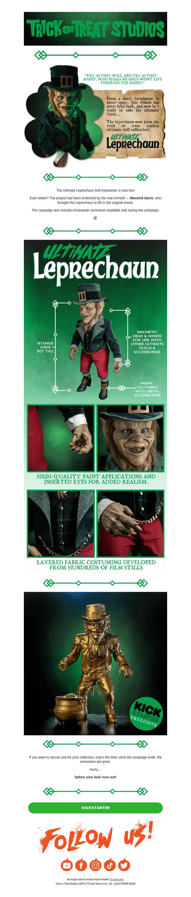 Trick or Treat Studios email from Tue, Mar 17, 2026