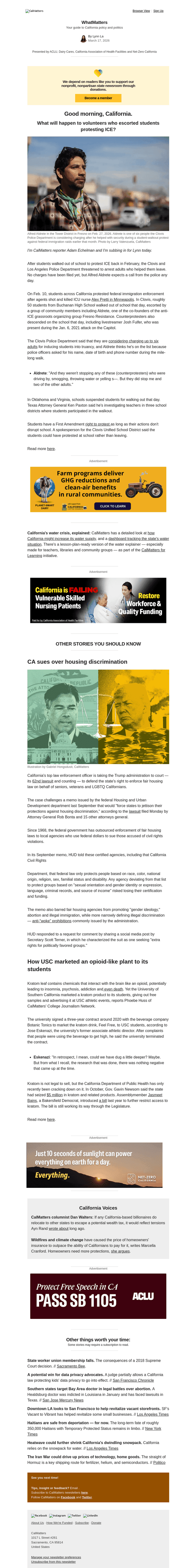 Calm email from Tue, Mar 17, 2026