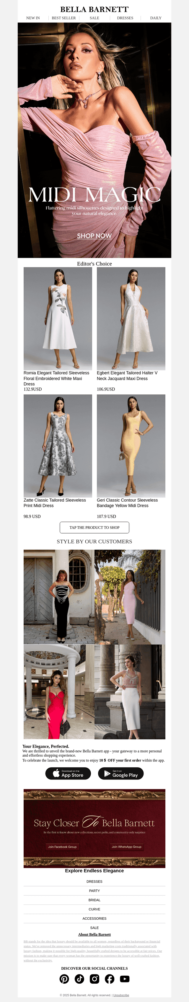 💎 Discover Elegant Midi Dresses
