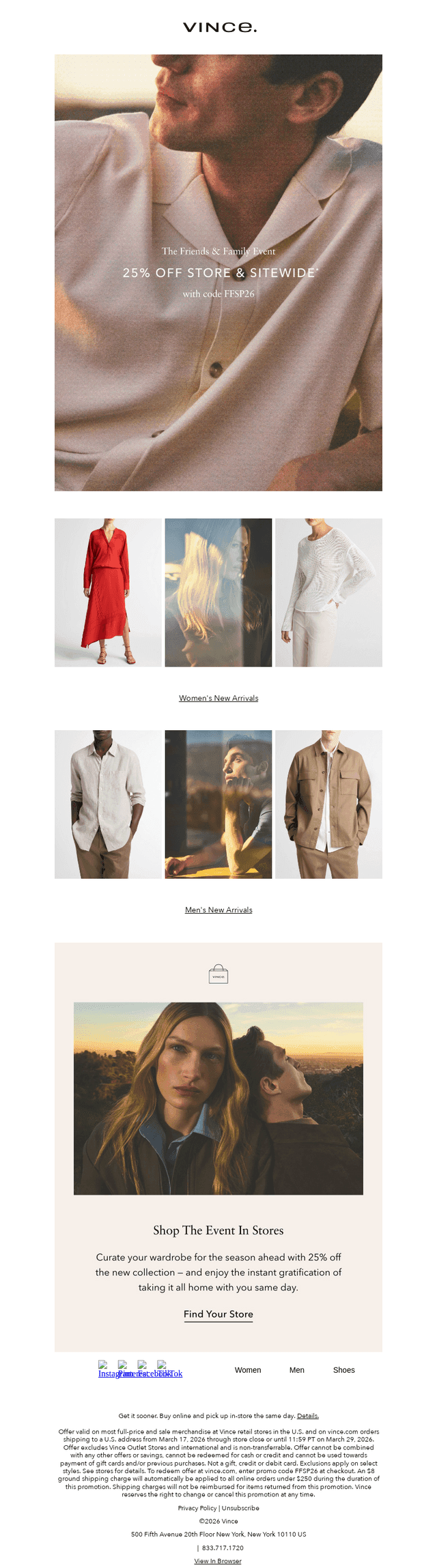 Starts Now: 25% Off Sitewide