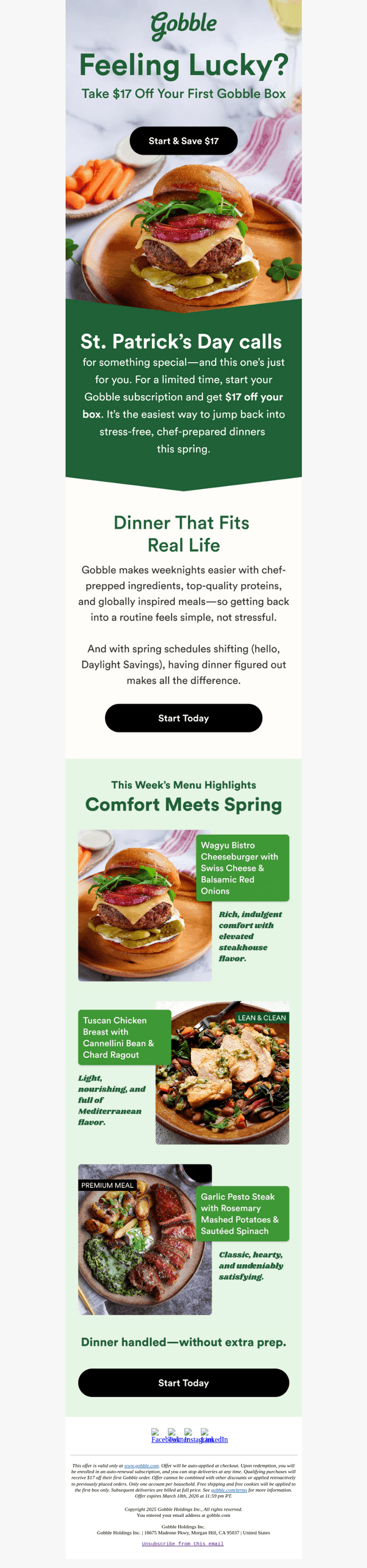 Gobble email from Tue, Mar 17, 2026