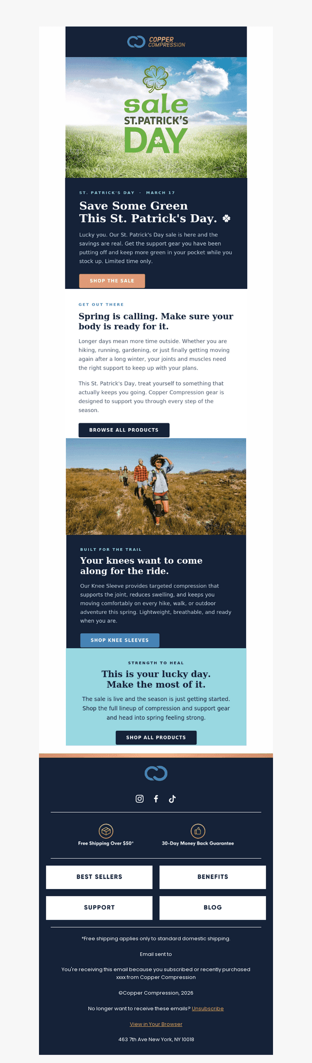 Copper Compression email from Tue, Mar 17, 2026