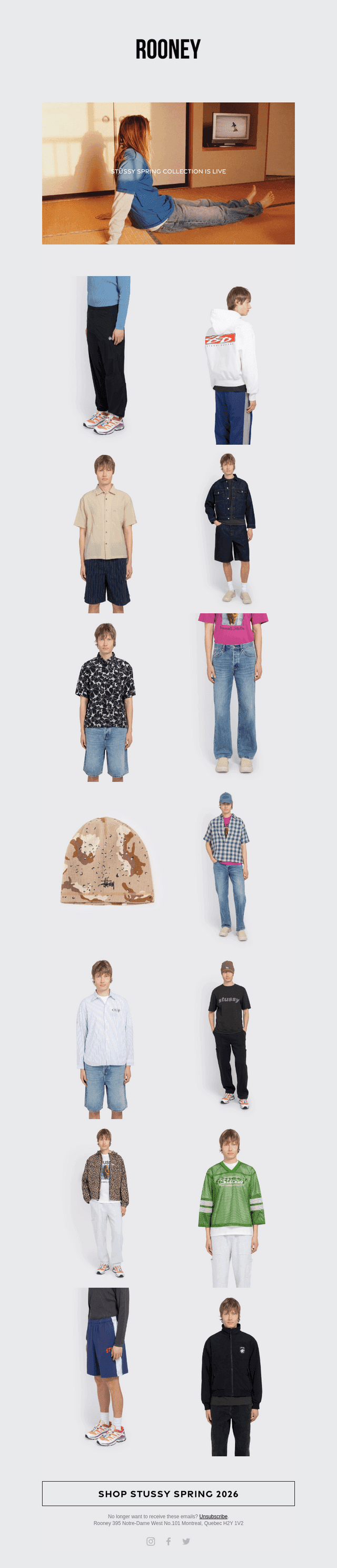 STÜSSY SPRING 2026 IS HERE