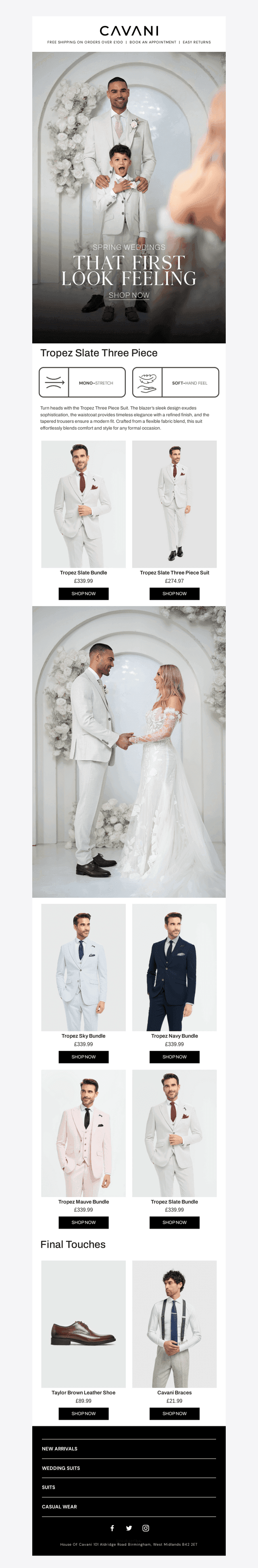 For the Day That Changes Everything. Spring Weddings