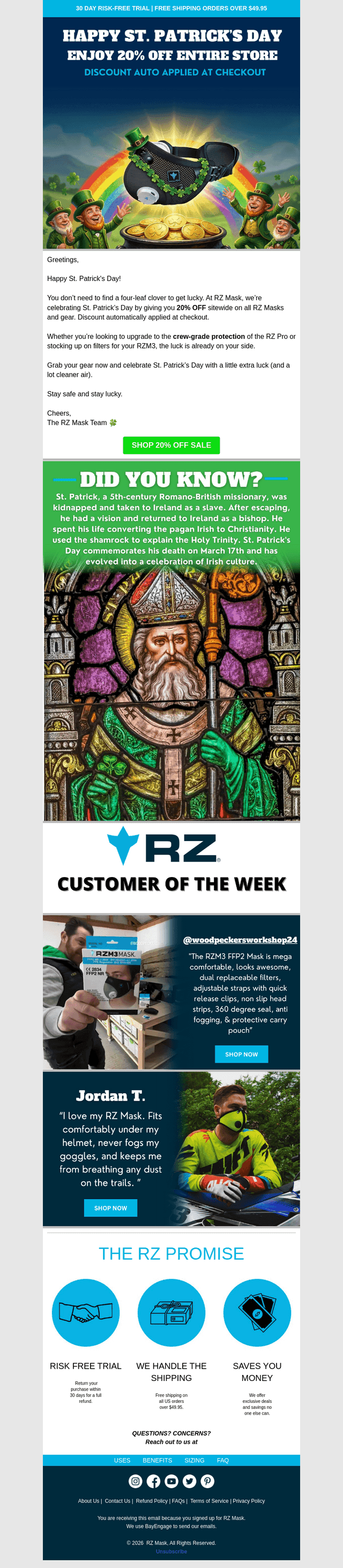 RZ Mask email from Tue, Mar 17, 2026