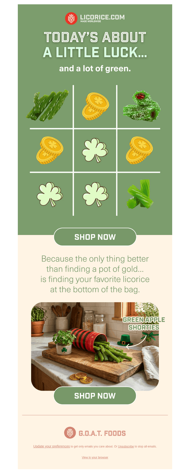 Licorice.com email from Tue, Mar 17, 2026